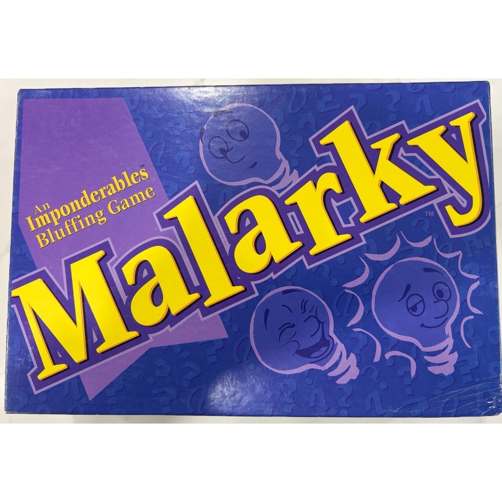 Malarky Bluffing Game By Patch Games 1997‎ - COMPLETE
